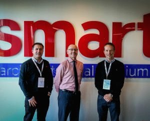 Nick Powder (left), Mark Carroll, Tony Drake (right)